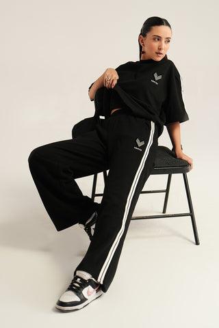 TRACK PANTS - BLACK