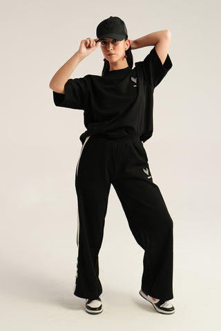 TRACK PANTS - BLACK