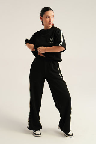 TRACK PANTS - BLACK