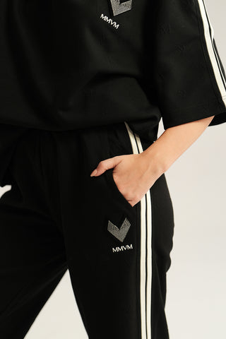 TRACK PANTS - BLACK