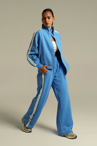 OVERSIZED JACKET - AZURE BLUE