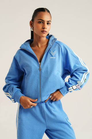 OVERSIZED JACKET - AZURE BLUE