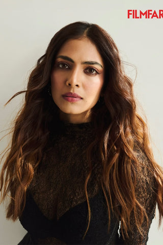 Malavika Mohanan In See-Through Mesh Top
